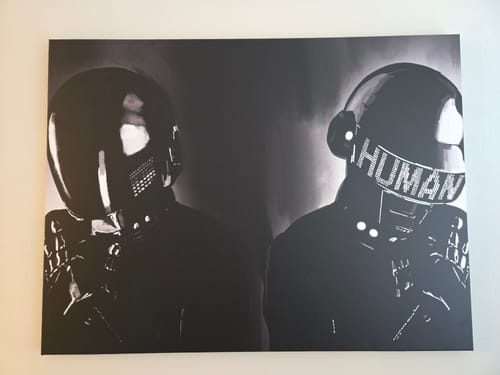 Customer photo review of Daft Punk Wall Art
