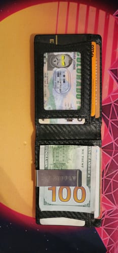 Customer photo review of 717 Napa Leather Wallet