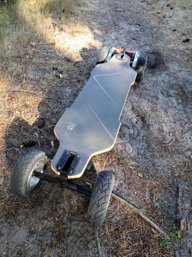 Customer photo review of Tynee® Explorer Pro Belt Motor All Terrain Off Road Electric Skateboard
