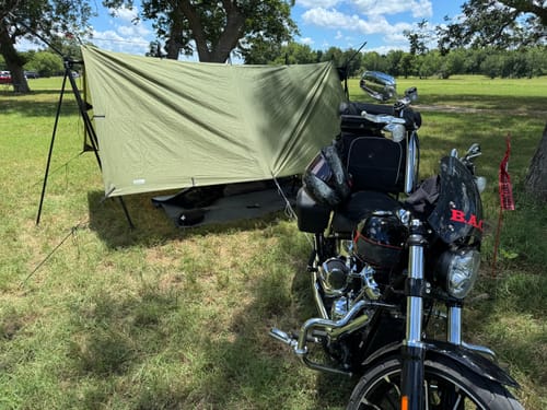 Customer photo review of Turtlebug Camper Hammock Stand