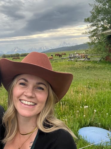 Customer photo review of Brianna Madia | The Scorpion Cowboy Hat