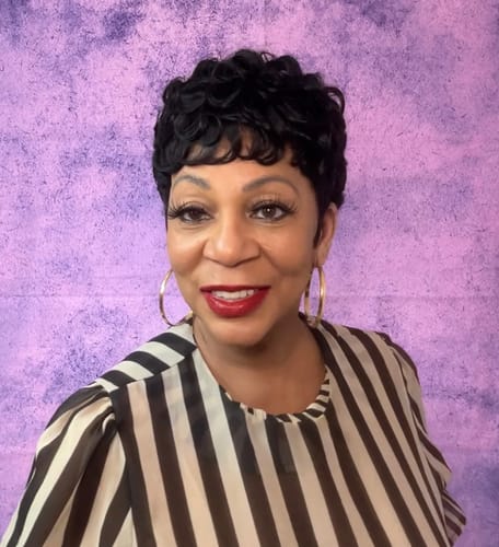 Customer photo review of It's a Wig Full Wig - PIN CURL 202