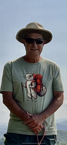 Customer photo review of Squirrel Backpacker T-Shirt