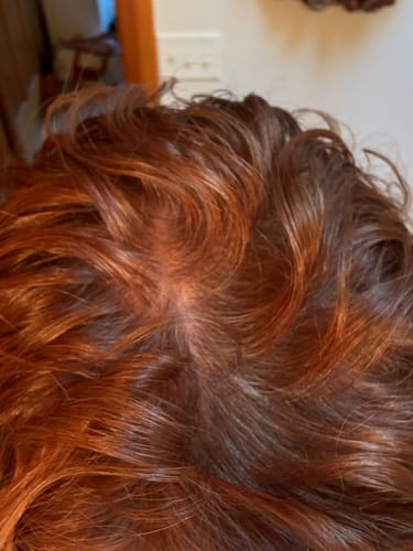 Customer photo review of Instant Dye Shampoo