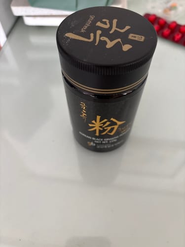 Customer photo review of Korean Black Ginseng 3000mg (per serving) Extract 240g