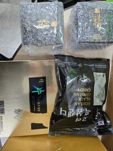 Customer photo review of Korean Black Ginseng Honey Sliced 200g