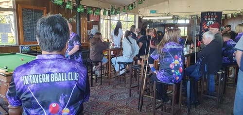 Customer photo review of Maxcorners Billiard Funny Fire 8 Ball Multicolor Options Personalized Name, Team Name 3D Polo Shirt (4 Colors) For Tangi