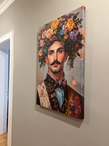 Customer photo review of Victorian Gentleman Print