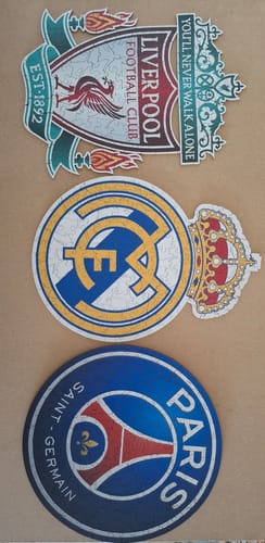 Customer photo review of PSG FC® Logo - Wooden Puzzle