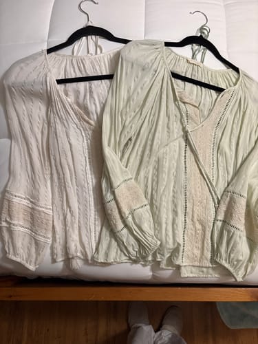 Customer photo review of Lovestitch Tenley Embroidered Blouse