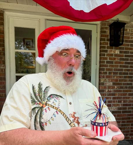 Customer photo review of Island Christmas Vibe Cotton Shirt