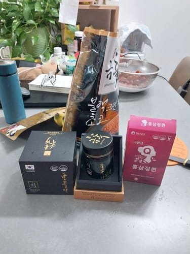 Customer photo review of Korean Black Ginseng 3000mg (per serving) Extract 240g