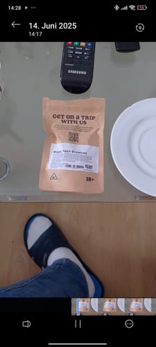 Customer photo review of 🔮 Magic Hasch Brownies - POWER LVL: 5/5