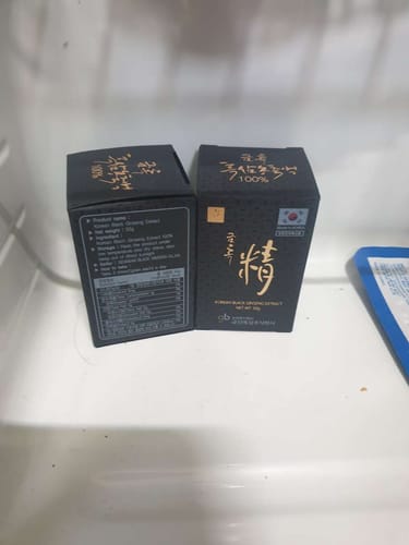 Customer photo review of Korean Black Ginseng 3000mg (per serving) Extract 100g