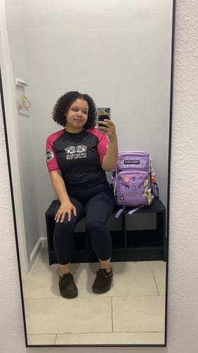 Customer photo review of Gen 3 Lavender 35L Backpack