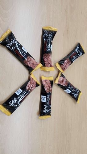 Customer photo review of Korean Black Ginseng Choco Crunch