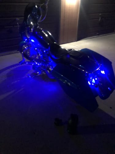 Customer photo review of Easy Install Moto LED Light Kit