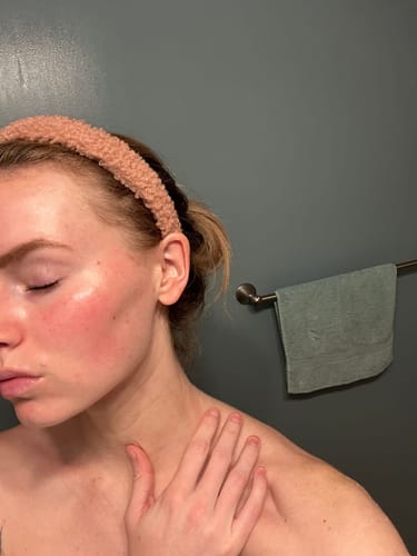 Customer photo review of Collagen Night Sealing Mask