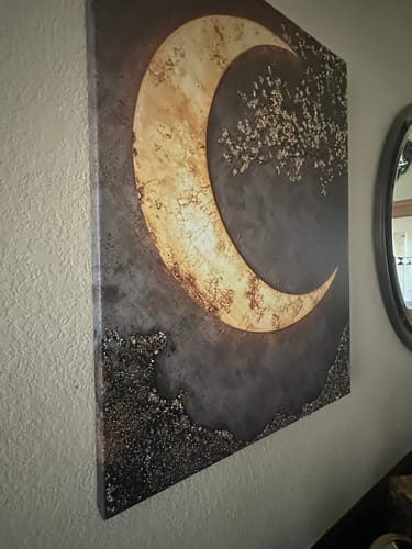 Customer photo review of Moon Blossoms V7 – A Celestial Dance of Light