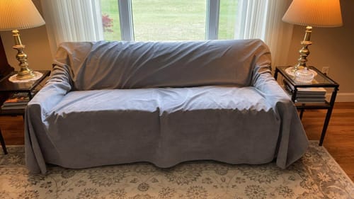 Customer photo review of Waterproof Anti Slip Sofa Covers Furniture Protector Couch Cover Non-stick Hair for Pets Kids
