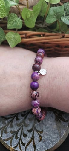 Customer photo review of Purple Emperor Bracelet