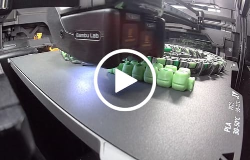 Customer video review of FYSETC CryoNix Upgraded Build Plate Double-sided Easy To Printing Steel Sheet for Bambu H2D X1 P1 A1 3D Printers