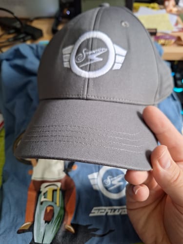 Customer photo review of ORGANIC BASEBALLCAP BESTICKT • SIMSON BADGE