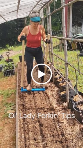 Customer video review of The Cultivator Treadlite Broadfork | 20" wide | 5 tines