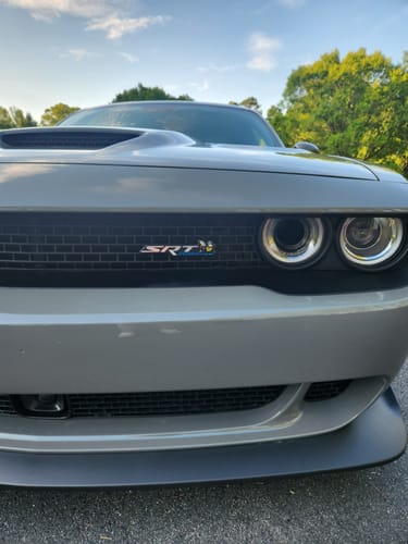 Customer photo review of "Two-Tone SRT Powered Scat Pack" Grille Badge