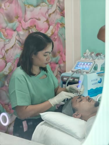 Customer photo review of Rejuva Fresh Hydro Dermabrasion Solution 3pcs Set