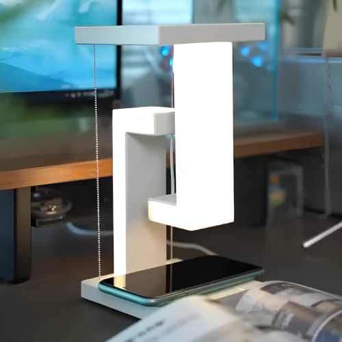 Customer photo review of Anti-Gravity Magnetic Levitation Table Lamp