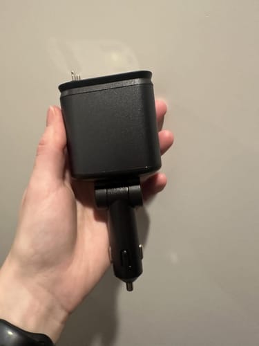 Customer photo review of Starlight Retractable Car Charger