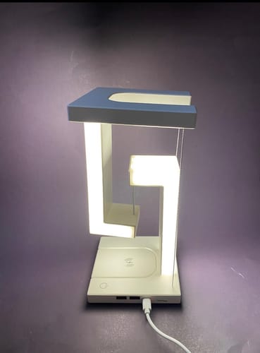 Customer photo review of Anti-Gravity Magnetic Levitation Table Lamp