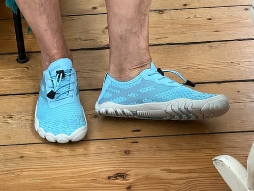 Customer photo review of Abyss I - Barefoot Water Shoes