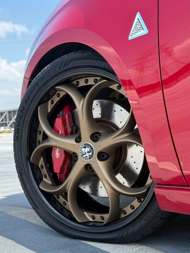 Customer photo review of CUSTOM 2 PIECE FORGED WHEELS: RV-DS016