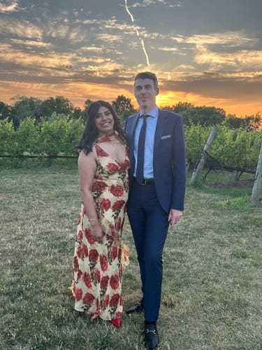 Customer photo review of Alicia Maxi Dress by For Love and Lemons - RENTAL