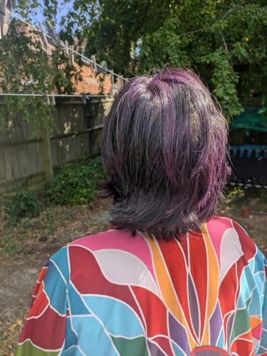 Customer photo review of Instant Dye Shampoo New Product