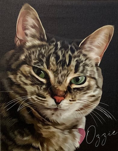 Customer photo review of Pet Art Canvas Wrap