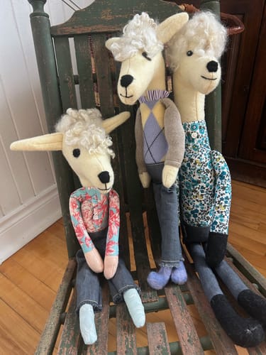 Customer photo review of 100% Wool Craft Felt - 1/2 Yard Precuts