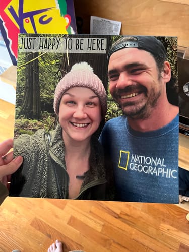 Customer photo review of Custom Vinyl Records