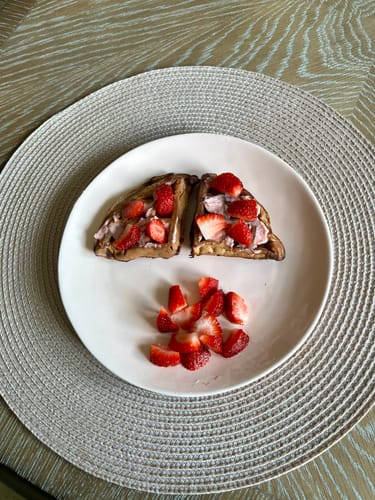 Customer photo review of Zen Protein Waffles - Chocolate Chip