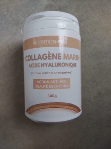 Customer photo review of COLLAGÈNE MARIN NATICOL® / ACIDE HYALURONIQUE (EN POUDRE) - 300G