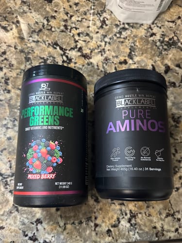Customer photo review of PURE AMINOS