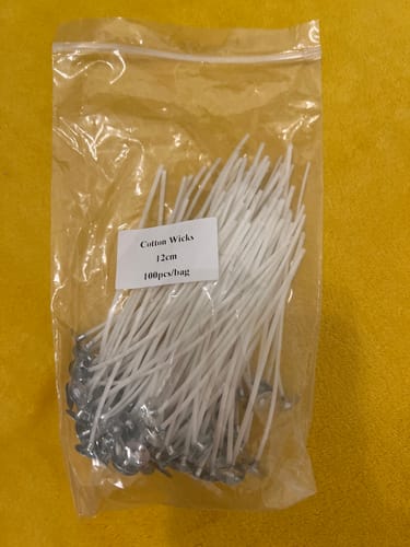 Customer photo review of Pure cotton candle wicks