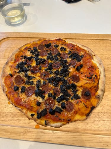 Customer photo review of Sourdough Pizza Dough Balls (Frozen)