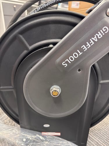Customer photo review of Retractable Pressure Hose Reel-1/4in