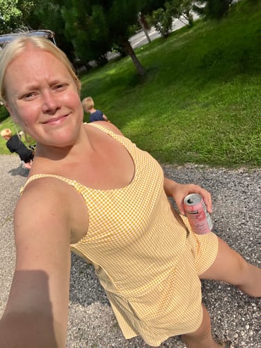 Customer photo review of rue swim romper - FINAL SALE