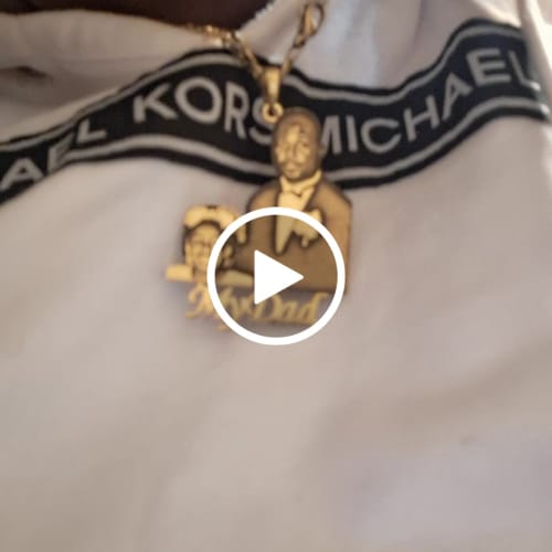 Jasmine L. review of Custom Photo Engraved Pendant Necklace image 1 out of 1