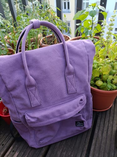 Customer photo review of Rucksack "Kolibri" Dark Purple