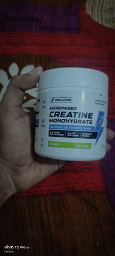 Customer photo review of Wellcore - Pure Micronised Creatine Monohydrate | Kiwi Kick (122g, 33 servings)